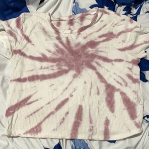 Garage tie dye crop top.